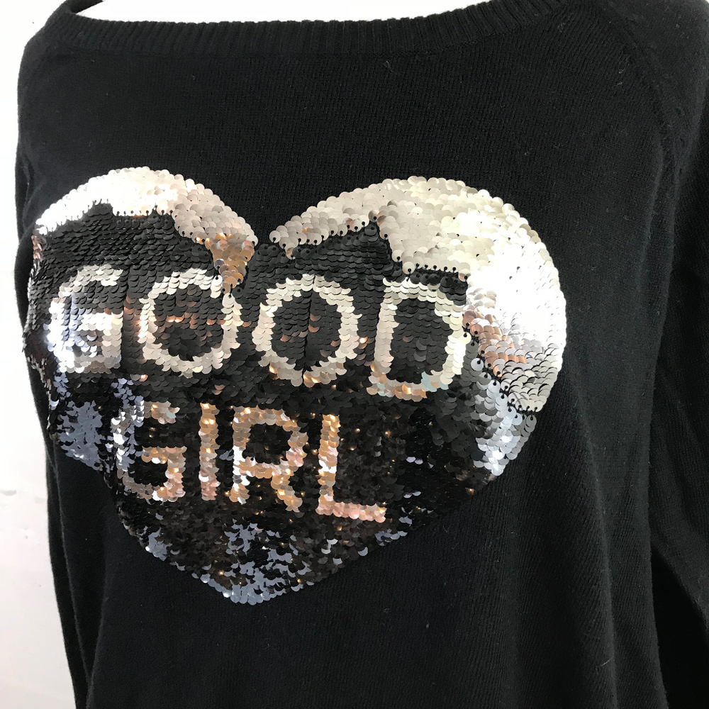 SOLD!! NWOT Torrid Blak Good Girl/Bad Girl Sequin - Picture 3 of 7